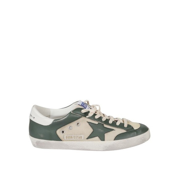 Golden Goose Low-Top Sneakers With Textured Green - NWT - Picture 1 of 3